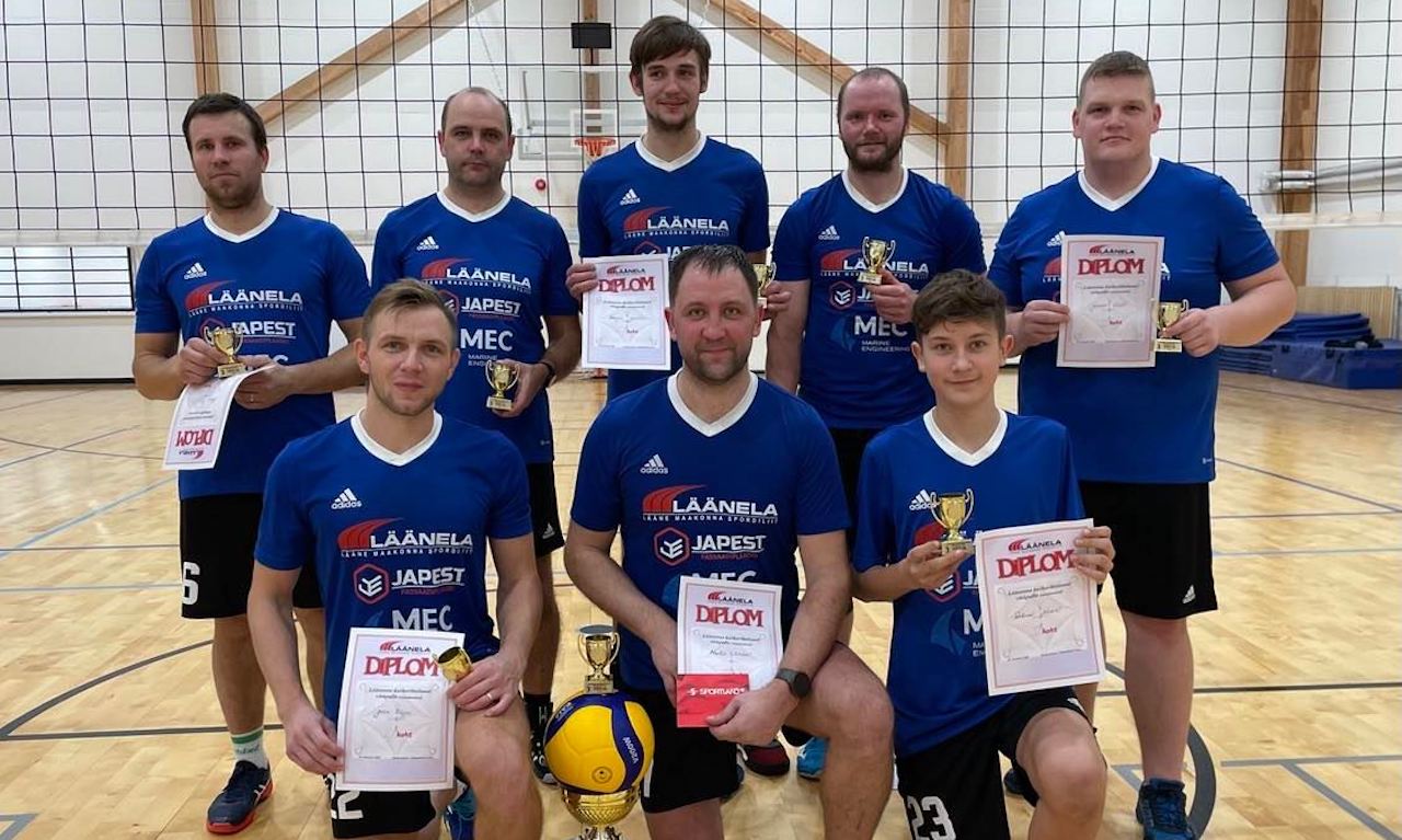 Läänemaa karikavõitjaks meeste võrkpallis tuli Ridala Spordiklubi ...